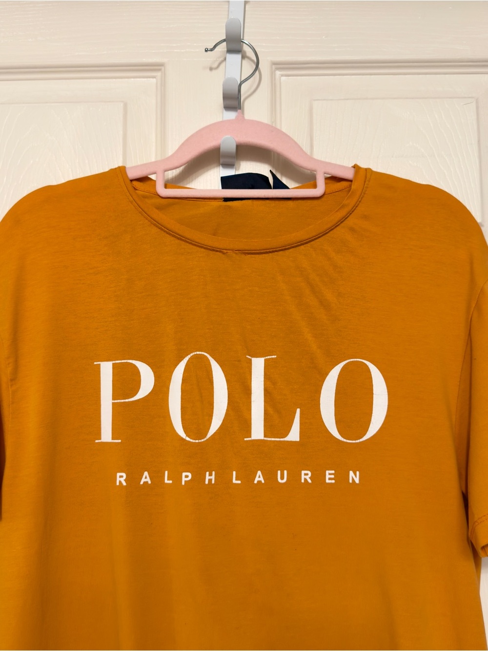 Polo Ralph Lauren Crewneck Tshirt Orange Mens Size XL - Picture 2 of 10